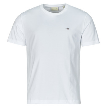 Vêtements Homme T-shirts manches courtes Gant REG SHIELD SS T-SHIRT Blanc