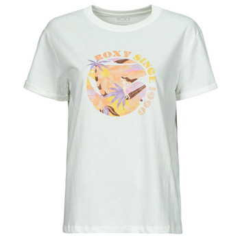 Vêtements Femme T-shirts manches courtes Roxy SUMMER FUN B Blanc