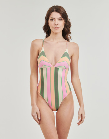 Vêtements Femme Maillots de bain 1 pièce Roxy VISTA STRIPE ONE PIECE Multicolore