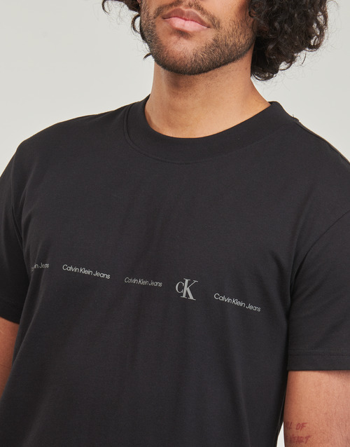 Calvin Klein Jeans LOGO REPEAT TEE Noir