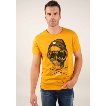 Vêtements Homme T-shirts & Polos Deeluxe T-Shirt LANDY Jaune