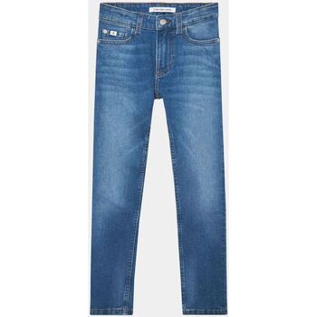 Vêtements Garçon Jeans Calvin Klein Jeans IB0IB01716 SLIM-1A4 MID BLUE Bleu