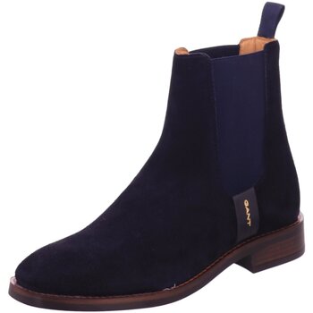 Chaussures Femme Bottes Gant  Bleu