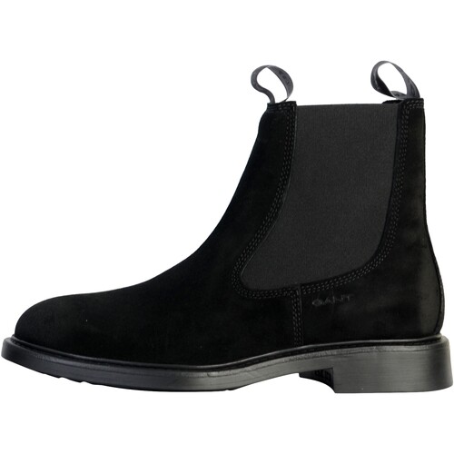 Chaussures Homme Boots Gant Bottine Cuir Millbro Noir