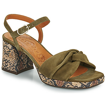 Chaussures Femme Sandales et Nu-pieds Chie Mihara GELIA Kaki / Python