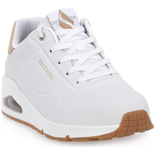 Chaussures Femme Baskets mode Skechers WHT UNO GOLDEN AIR Blanc