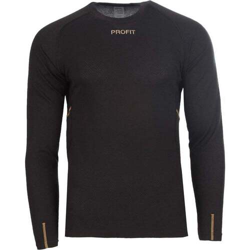 Vêtements Homme T-shirts manches longues Spiuk CAMISETA M/L PROFIT COLD&RAIN HOMBRE NE Noir