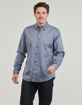 Vêtements Homme Chemises manches longues BOSS Rickert Bleu