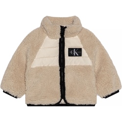 Vêtements Homme Blousons Calvin Klein Jeans Blouson bébé à fausse fourrure Beige