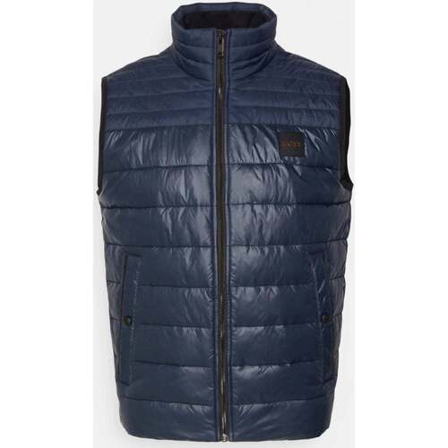 Vêtements Homme Manteaux BOSS Doudoune sans manches  marine Bleu