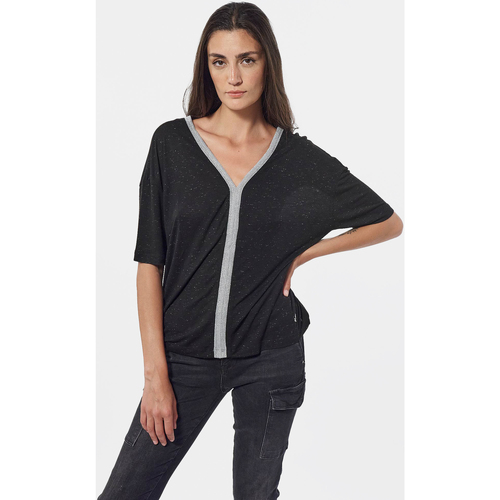 Vêtements Femme T-shirts & Polos Kaporal FANNY Noir