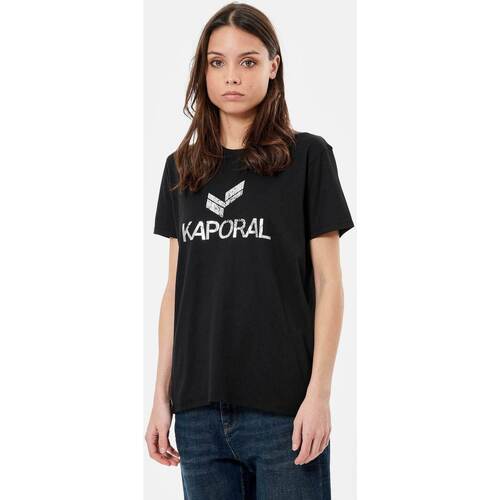 Vêtements Femme T-shirts & Polos Kaporal LEMIL Noir