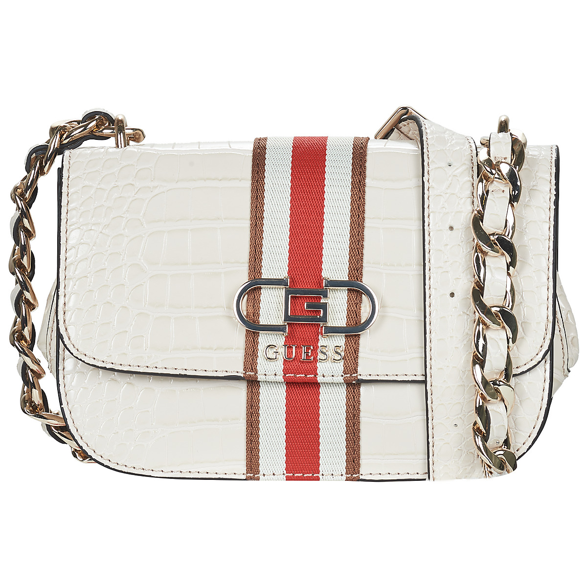 Sacs Femme Sacs Bandoulière Guess NELKA CROSSBODY Blanc