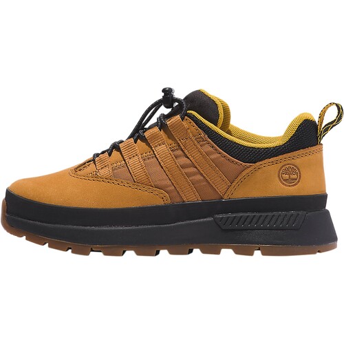 Chaussures Fille Baskets basses Timberland Basket Basse Cuir Juniors Euro Trek Low Jaune