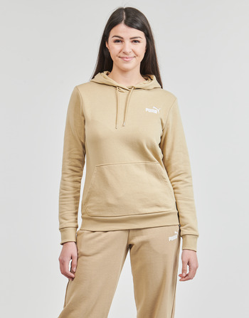 Vêtements Femme Sweats Puma ESS+ EMBROIDERY HOODIE TR Camel