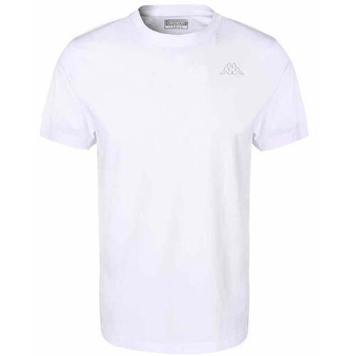 Vêtements Homme T-shirts manches courtes Kappa T-shirt Cafers Blanc