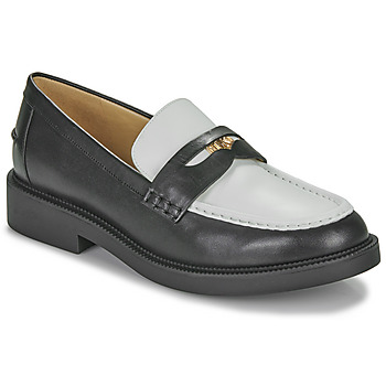 Chaussures Femme Mocassins MICHAEL Michael Kors EDEN LOAFER Noir / Blanc