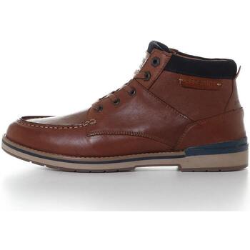 Chaussures Homme Boots Redskins DACCAN COGNAC MARINE Marron