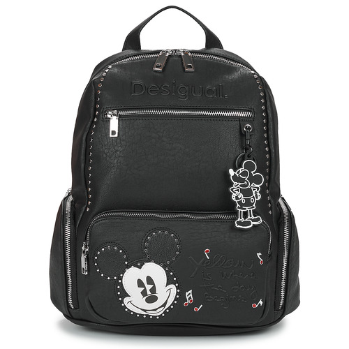 Sacs Femme Sacs à dos Desigual MICKEY ROCK CHESTER Noir