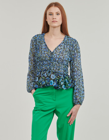 Vêtements Femme Tops / Blouses Desigual BLUS_ZOÉ Noir / Bleu