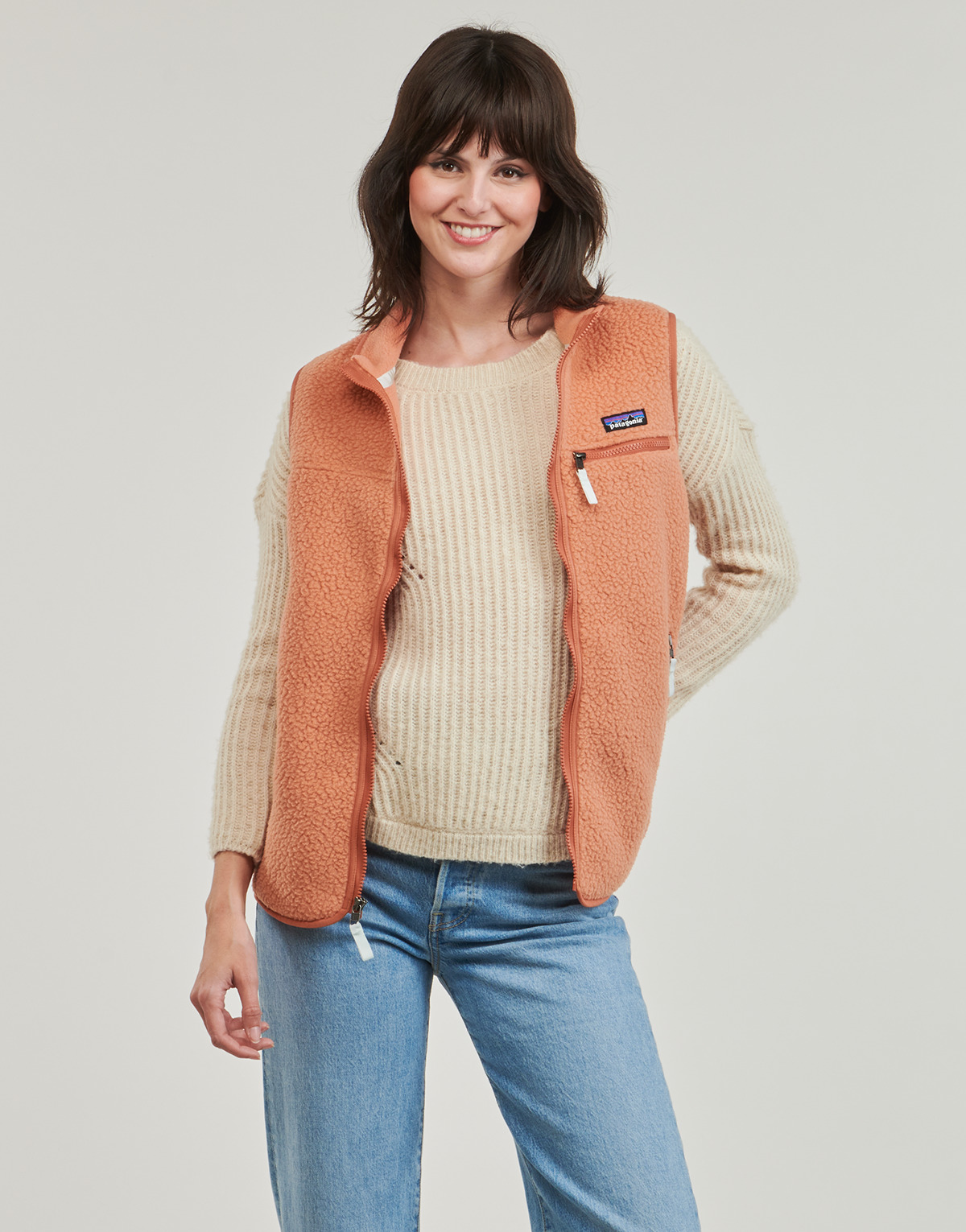 Vêtements Femme Polaires Patagonia W's Retro Pile Vest Orange