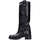 Chaussures Femme Bottes ville Strategia  Noir