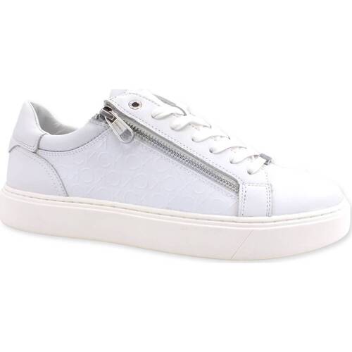 Chaussures Homme Multisport Calvin Klein Jeans Sneaker Low Mono White Mono HM0HM00813 Blanc