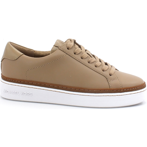 Chaussures Femme Multisport MICHAEL Michael Kors Chapman Lace Up Sneaker Camel 43S1CHFS1L Beige