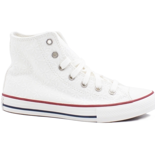 Chaussures Multisport Converse CT All Star Hi Sneakers Bambina White 668030C Blanc