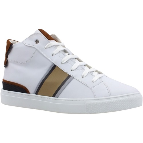 Chaussures Homme Multisport Guess Sneaker Hi Sneaker Uomo White Beige FM5TOMELL12 Blanc