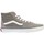 Chaussures Femme Baskets montantes Vans Basket Montante Cuir Sk8-Hi Gris