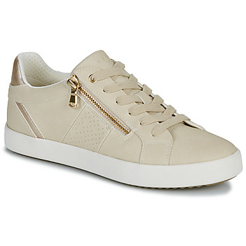 Chaussures Femme Baskets basses Geox D BLOMIEE Beige / Doré