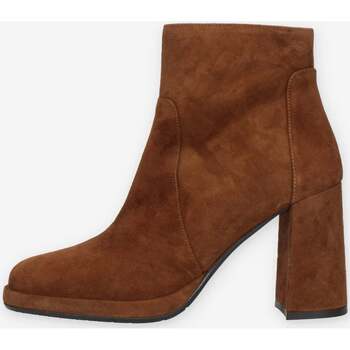 Chaussures Femme Boots Albano 2531-CAMOSCIO-CUOIO Marron