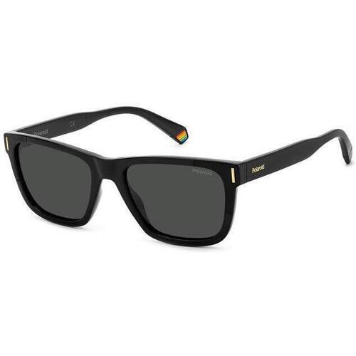 Montres & Bijoux Lunettes de soleil Polaroid PLD 6186/S Lunettes de soleil, Noir/Gris, 54 mm Noir