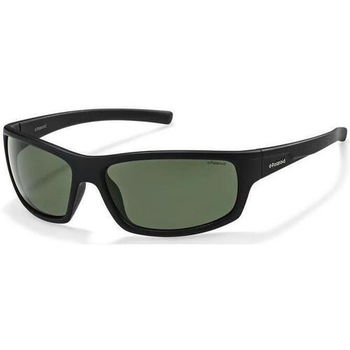 Montres & Bijoux Homme Lunettes de soleil Polaroid P8411 Lunettes de soleil, Noir/Vert, 63 mm Noir