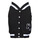 Vêtements Femme Jupes Karl Lagerfeld varsity skirt Noir / Blanc