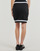 Vêtements Femme Jupes Karl Lagerfeld varsity skirt Noir / Blanc