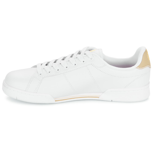 Fred Perry B722 Leather Blanc / Or