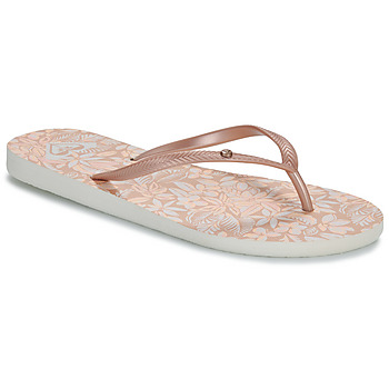 Chaussures Femme Tongs Roxy BERMUDA PRINT Rose