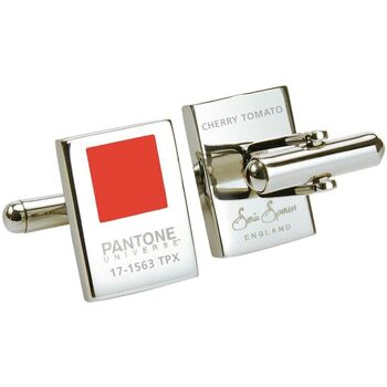 Montres & Bijoux Homme Boutons de manchettes Sonia Spencer Boutons de manchette Colors Rouge Rouge