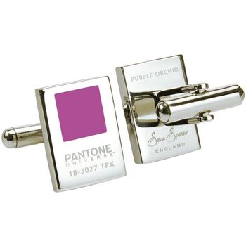 Montres & Bijoux Homme Boutons de manchettes Sonia Spencer Boutons de manchette Colors Violet Violet