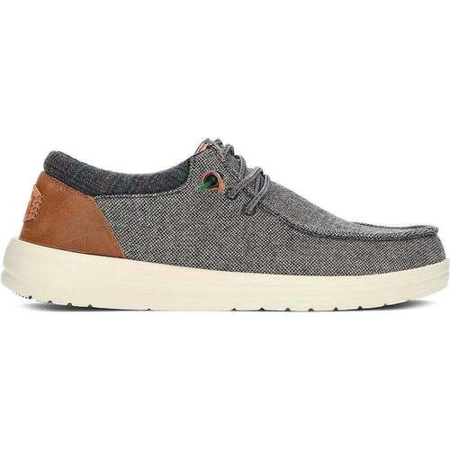 Chaussures Homme Mocassins Dude MOCASSINS EN LAINE  WALLY GRIP Gris