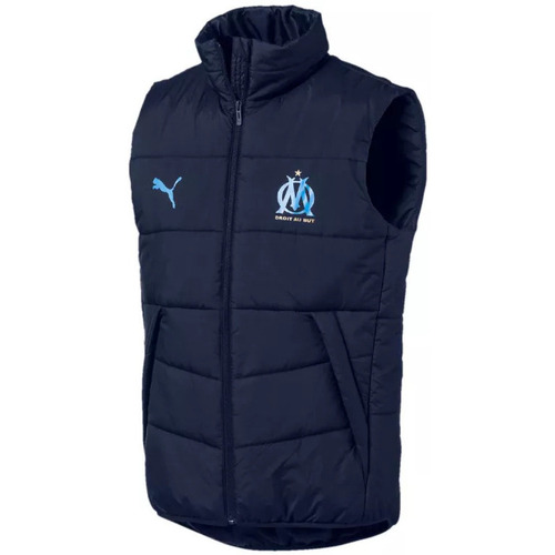 Vêtements Homme Doudounes Puma sans manches  OLYMPIQUE DE MARSEILLE Bleu