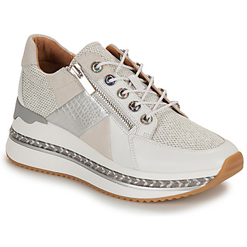 Chaussures Femme Baskets basses Mam'Zelle ELIRA Gris / Blanc