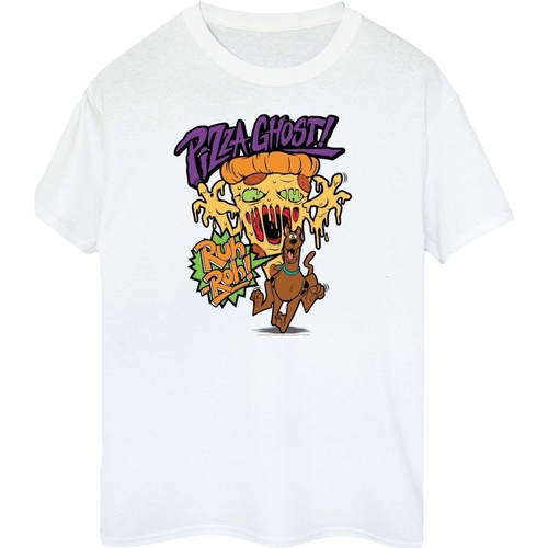 Vêtements Garçon T-shirts & Polos Scooby Doo Pizza Ghost Blanc