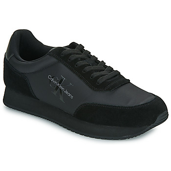 Chaussures Homme Baskets basses Calvin Klein Jeans RETRO RUNNER LOW LACEUP SU-NY Noir