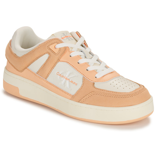 Chaussures Femme Baskets basses Calvin Klein Jeans BASKET CUPSOLE LOW MIX Blanc / Rose