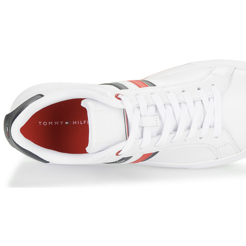 Tommy Hilfiger ESSENTIAL LEATHER CUPSOLE Blanc