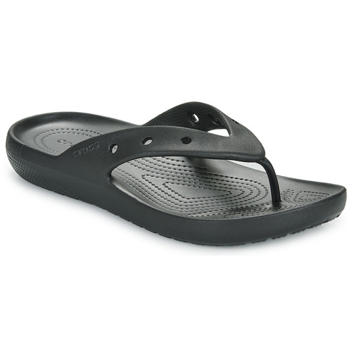 Chaussures Tongs Crocs Classic Flip v2 Noir