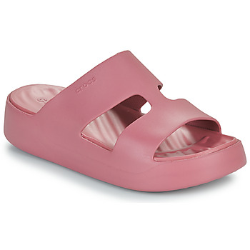 Chaussures Femme Mules Crocs Getaway Platform H-Strap Rose